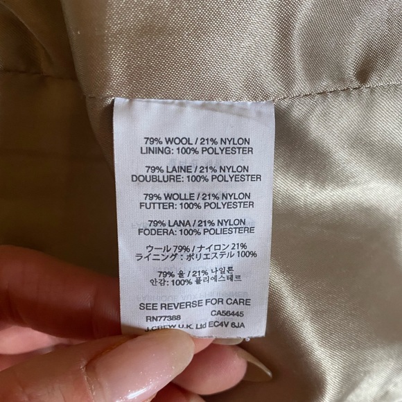 J crew cacoon coat camel size 0 - Picture 3 of 4